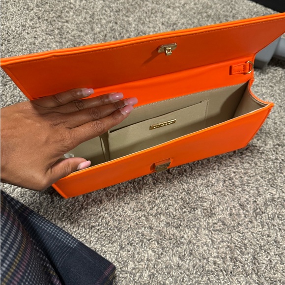 Cape Robbin Orange and Gray Studded Combat Boots - Picture 7 of 10